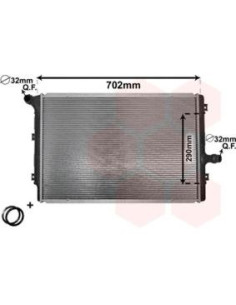 COMPATIBLE CON RADIADOR AUDI A3 2.0 TDI 03