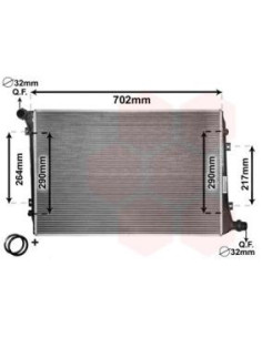 COMPATIBLE CON RADIADOR AUDI A3 2.0 TDI 2005