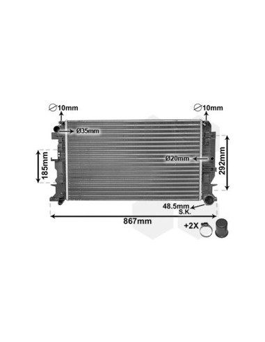COMPATIBLE CON RADIADOR MERCEDES SPRINTER...