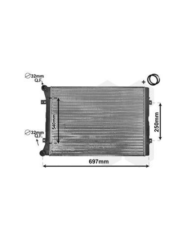 COMPATIBLE CON RADIADOR FORD GALAXY SHARAN 1.9...