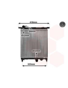 COMPATIBLE CON VOLKSWAGEN UP CITIGO MII 2012.01 RADIADOR