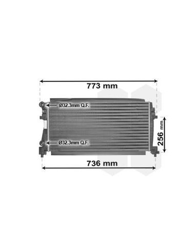 COMPATIBLE CON RADIADOR AUDI A3 2013 SEAT ATECA...