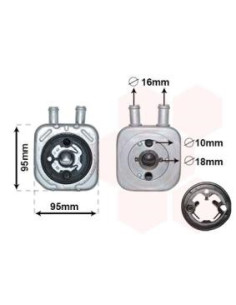 COMPATIBLE CON RADIADOR OLEO AUDI VW