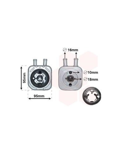 COMPATIBLE CON RADIADOR OLEO AUDI VW