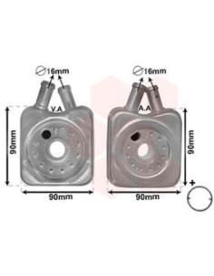 COMPATIBLE CON RADIADOR OLEO VOLKSWAGEN