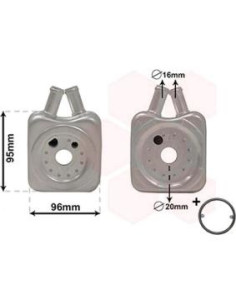 COMPATIBLE CON RADIADOR OLEO AUDI A3 A4 A6 IBIZA CORDOBA 96