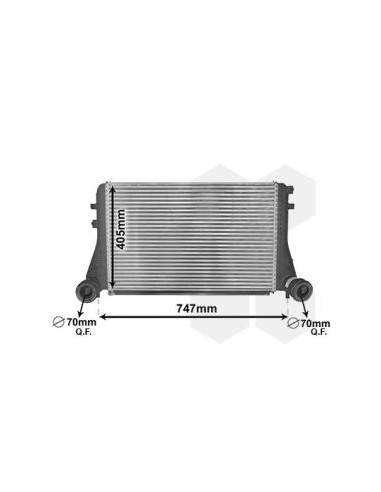 COMPATIBLE CON INTERCOOLER VOLKSWAGEN GOLF V...