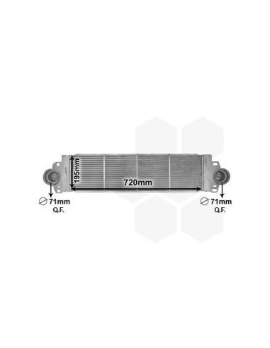 COMPATIBLE CON VOLKSWAGEN INTERCOOLER