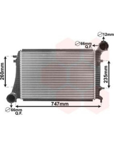 COMPATIBLE CON INTERCOOLER VOLKSWAGEN GOLF V 1K1