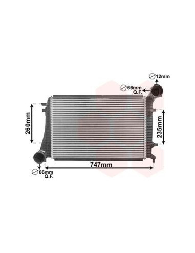 COMPATIBLE CON INTERCOOLER VOLKSWAGEN GOLF V 1K1