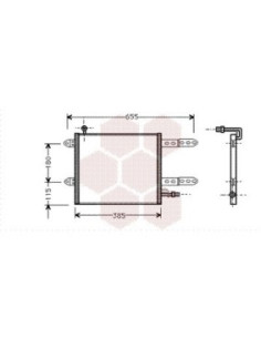 COMPATIBLE CON CONDENSADOR VOLKSWAGEN AROSA LUPO POLO III...