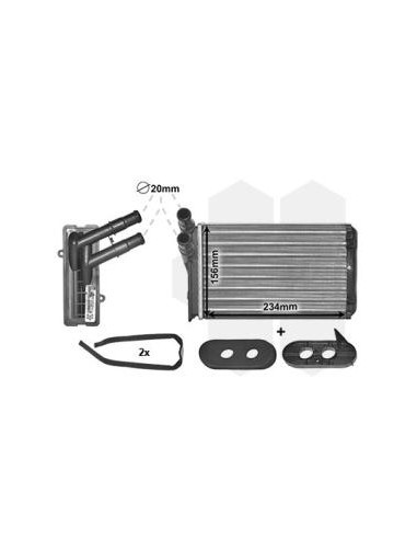 COMPATIBLE CON RAD. CALEFACCION A3 IBIZA II...