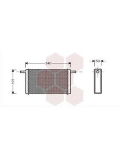 COMPATIBLE CON RADIADOR CALEFACCION VOLKSWAGEN LT 2835 I...