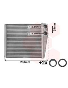 COMPATIBLE CON RADIADOR CALEFACCION AUDI A3 03 08 LEON...