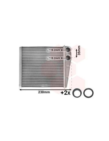COMPATIBLE CON RADIADOR CALEFACCION AUDI A3 03...