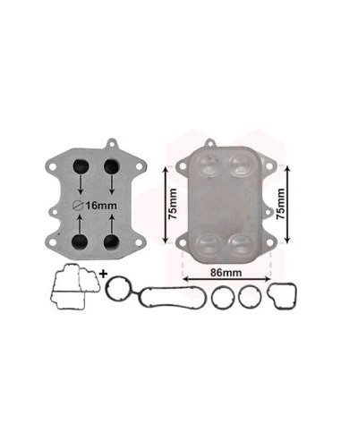 COMPATIBLE CON RADIADOR OLEO AUDI A1 A3 A4 A5...