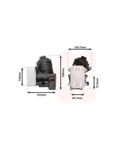COMPATIBLE CON RADIADOR OLEO SEAT IBIZA IV...