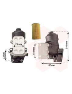 COMPATIBLE CON RADIADOR OLEO AUDI A1 A3 A4 A5 SEAT 1.6TDI...