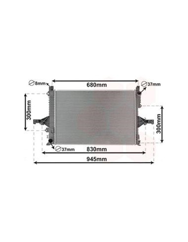 COMPATIBLE CON VOLVO S60 RADIADOR