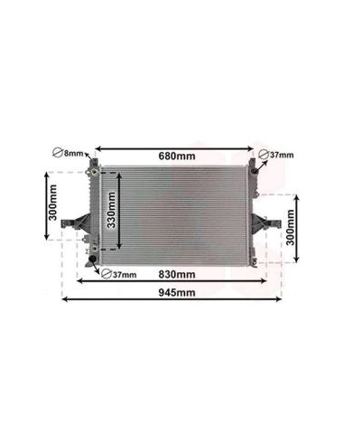 COMPATIBLE CON VOLVO S60 C70 S80 V70 01 RADIADOR