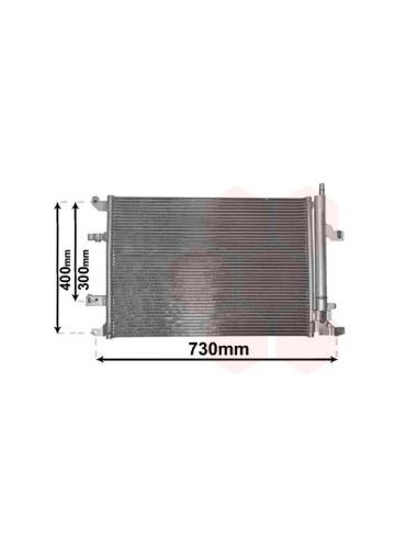COMPATIBLE CON VOLVO S60 V70 CONDENSADOR