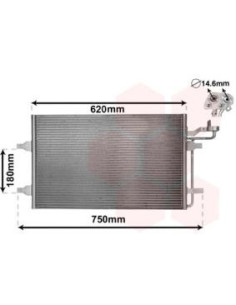 COMPATIBLE CON VOLVO V50 MW CONDENSADOR