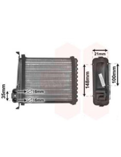 COMPATIBLE CON VOLVO 850 C70 S40 S70 RADIADOR CALEFACCION