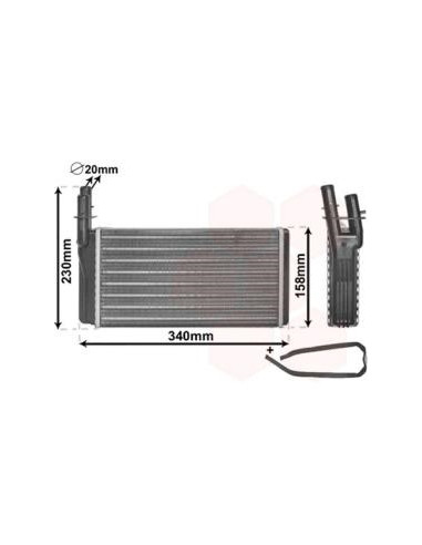 COMPATIBLE CON RADIADOR CALEFACCION ALFA ROMEO...