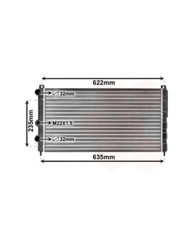 COMPATIBLE CON RADIADOR VOLKSWAGEN FELICIA I 1.9 D