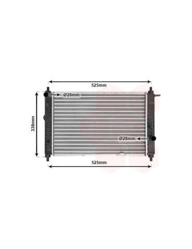 COMPATIBLE CON RADIADOR DAEWOO MATIZ 98