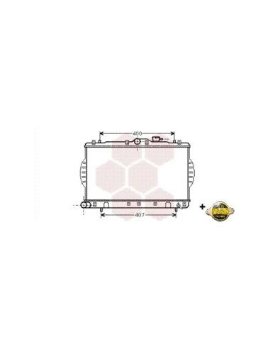 COMPATIBLE CON RADIADOR HYUNDAI ACCENT 1.3 1.5...