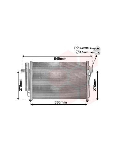 COMPATIBLE CON CONDENSADOR HYUNDAI GETZ 02