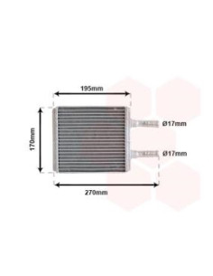 COMPATIBLE CON RADIADOR CALEFACCION HYUNDAI ACCENT 9400