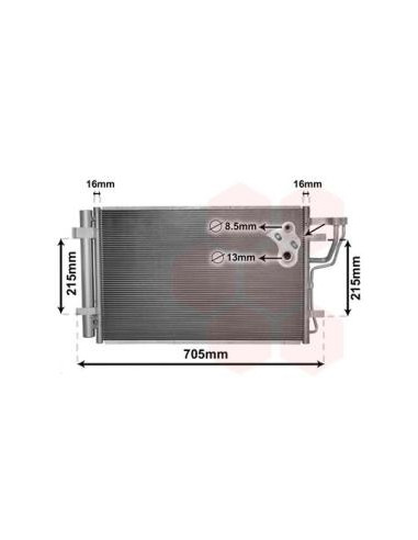 COMPATIBLE CON CONDENSADOR HYUNDAI I30 KIA CEED...