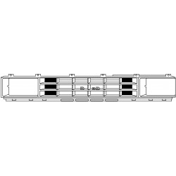 TOYOTA HILUX LN55/56 87 REJILLA GRIS