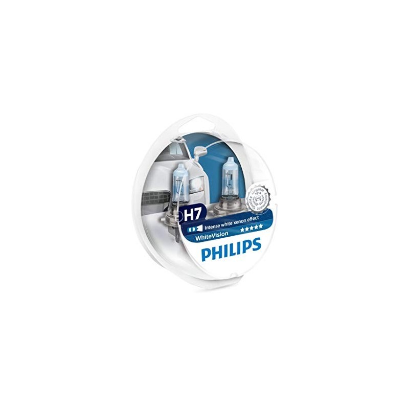 Philips Juego de Bombillas H7 WhiteVisión