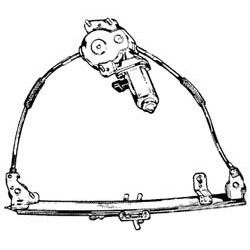 FIAT PUNTO ELEVALUNAS DELANTERO 3 PUERTAS DERECHO