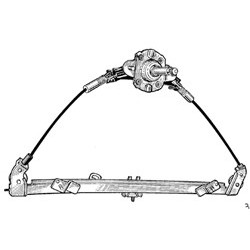 FIAT PANDA 2003 ELEVALUNAS MANUAL DELANTERO DERECHO