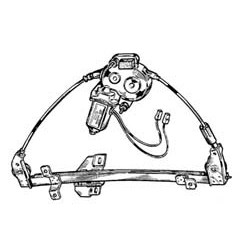 FORD FIESTA 5P 96 ELEVALUNAS ELECTRICO DELANTERO 5P DERECHO