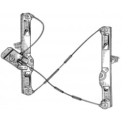 OPEL CORSA 06 ELEVALUNAS MANUAL DELANTERO IZQUIERDO 2P