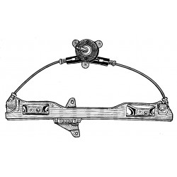 OPEL CORSA 06 ELEVALUNAS MANUAL DELANTERO DERECHO 5P