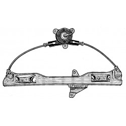 OPEL CORSA 06 ELEVALUNAS MANUAL DELANTERO IZQUIERDO 5P