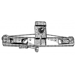 OPEL CORSA 06 ELEVALUNAS MANUAL TRASERO IZQUIERDO