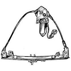 RENAULT CLIO ELEVALUNAS DELANTERO DERECHO 4P