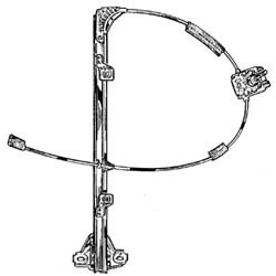 RENAULT MASTER 97 ELEVALUNAS MANUAL DELANTERO