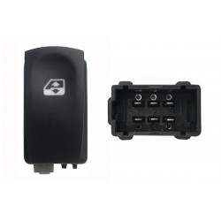 RENAULT CLIO / MODUS / TWINGO 05 BOTON ELEVALUNAS PUERTA...