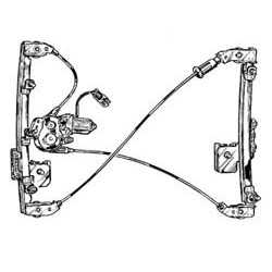 SEAT IBIZA/CADDY 93-00 ELEVALUNAS ELECTRICO DELANTERO...