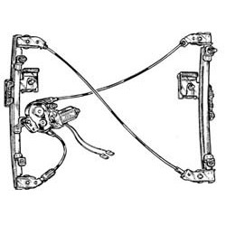 SEAT IBIZA/CADDY 93-00 ELEVALUNAS ELECTRICO DELANTERO...