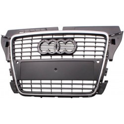 AUDI A3 09 REJILA CON MOLDURA CROMADA CON HUECO SENSORES